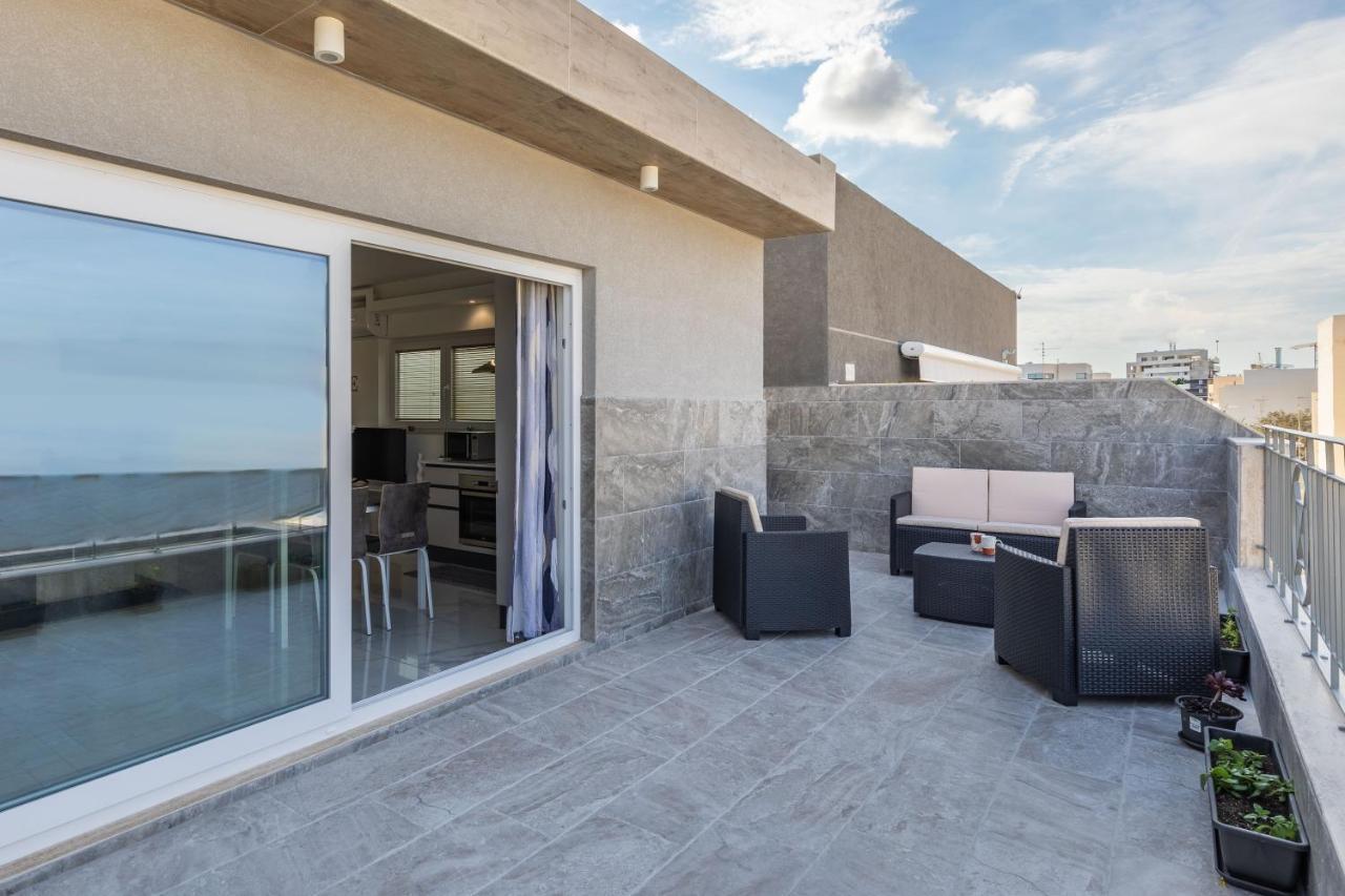 Terrace View- A Charming Two Bedrooms Penthouse Ac-Wifi Msida Ngoại thất bức ảnh