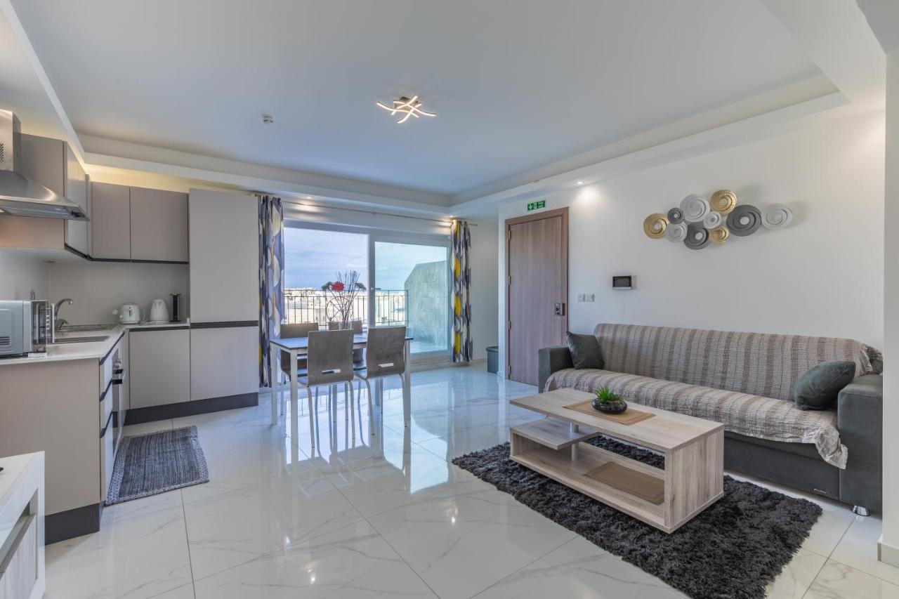 Terrace View- A Charming Two Bedrooms Penthouse Ac-Wifi Msida Ngoại thất bức ảnh