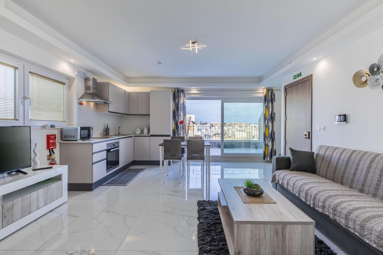 Terrace View- A Charming Two Bedrooms Penthouse Ac-Wifi Msida Ngoại thất bức ảnh