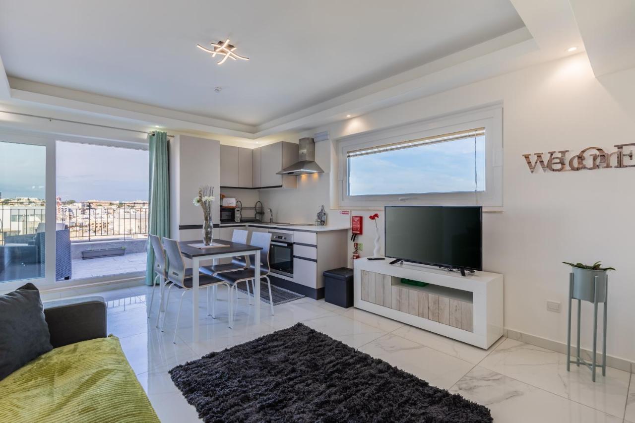 Terrace View- A Charming Two Bedrooms Penthouse Ac-Wifi Msida Ngoại thất bức ảnh